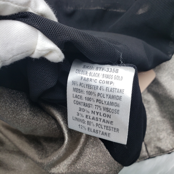 SOLD Three Floor Electrum Mini Dress - Picture 9 of 11